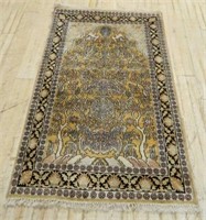 Tree of Life Motif Hand Knotted Rug.