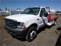 2004 Ford F550 Flatbed Truck