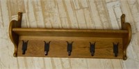 Oak Wall Rack.