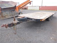 1977 STBOY T/A Flatbed Utility Trailer