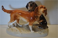 Royal Dux Porcelain Dogs