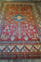 Hand Knotted Caucasus Persian Rug 6.5 x 10