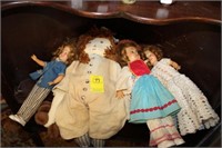Vintage Doll Lot including Ideal, Ragedy Ann, etc