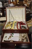 Jewelry Box w/ costume jewelry