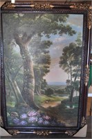 Huge Oil on Canvas Landscape 4 x 6 ft