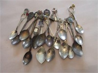 Various Vintage Souveir Teaspoons