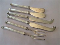Set of Early Plated Cheest Knife Set
