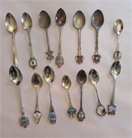 Various Vintage Souveir Teaspoons