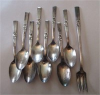 Early Community Plate Teaspoon Set