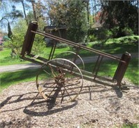 Early Tobbacco Boat on Cast Iron Wheels