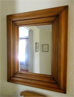 Antique Farmhouse Pine Mirror