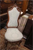 High Back Victorian Side Chair