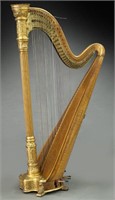 Lyon & Healy harp with case,