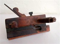 Primitive Wooden Plow Planer