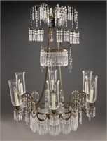 Russian style 6-light chandelier,