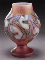 John Lotton art glass vase