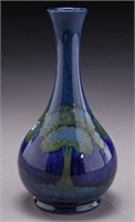 Moorcroft Moonlit Blue baluster form vase.