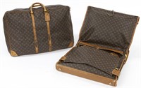 (2) Louis Vuitton luggage bags