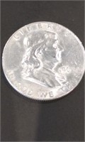 1962 D Franklin half dollar