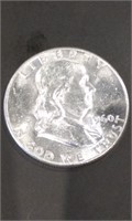 1960 plain Franklin half dollar