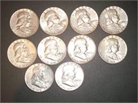 1958/59/60 Franklin half dollar