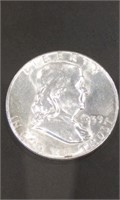 1959 plain Franklin half dollar