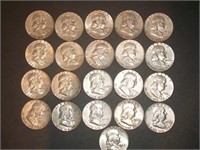 1963 mixed mint Franklin half dollar