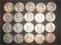 1963 mixed mint Franklin half dollar