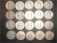 1952 mixed mint Franklin half dollar