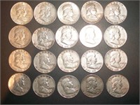 1948/49 mixed mint Franklin half dollar