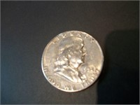 1952 S Franklin half dollar