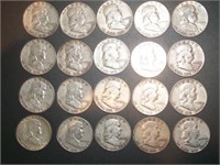 1950 mixed mint Franklin half dollar