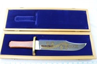 US Buck Custom Limited Commemorative Bowie Knife