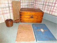 Dovetail Recipe Box, KC1916 Cookbook, etc