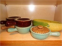 Stoneware Soup Bowls with Lids