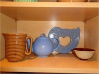 Lipton Tea Pot, Stoneware Pitcher, etc