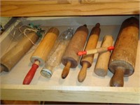 Wood and Glass Rolling Pins