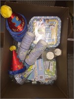 BOX OF BABY MICKEY PARTY SUPPLIES