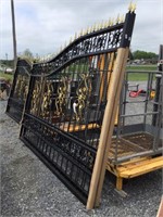 New/Unused Wrought Iron Driveway Gates,