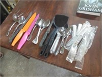 Cutlery Flatware & Kitchen Stuff Lot
