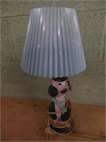 Vintage Poodle Lamp