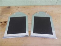 Pair of Galvanized Chalk Boards