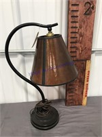 Lamp w/ shade, works, 20" tall