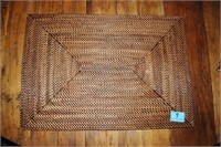 (7) PLACEMATS - WOVEN BAMBOO - 20" X 14"