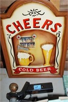 CHEERS COLD BEER DÉCOR SIGN