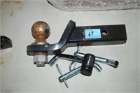 TRAILER HITCH RECEVIER - 2" DROP WITH BALL AND
