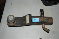 TRAILER HITCH RECEIVER - 2" DROP WITH BALL AND