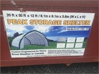 Peak Storage 20' x 30' x 12' Shelter Building