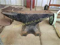 Vintage 18 inch steel 70 pound anvil