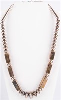 Jewelry Sterling Silver Beaded Necklace